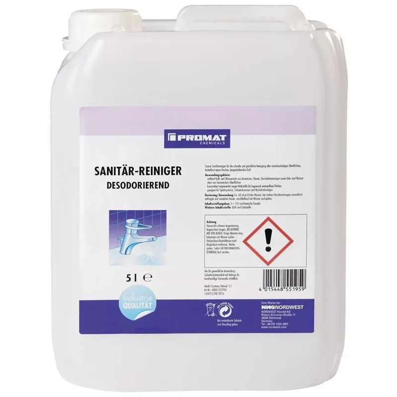 Sanitärreiniger, Inhalt 5 l, Kanister