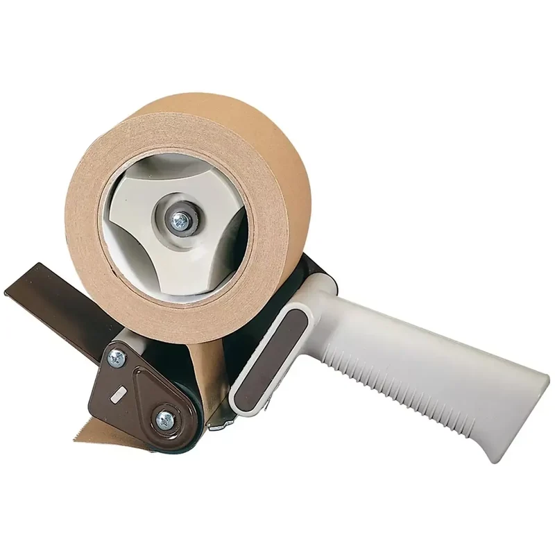 Handabroller für Verpackungsklebebänder 66 m x 50 mm, Rollenbremse