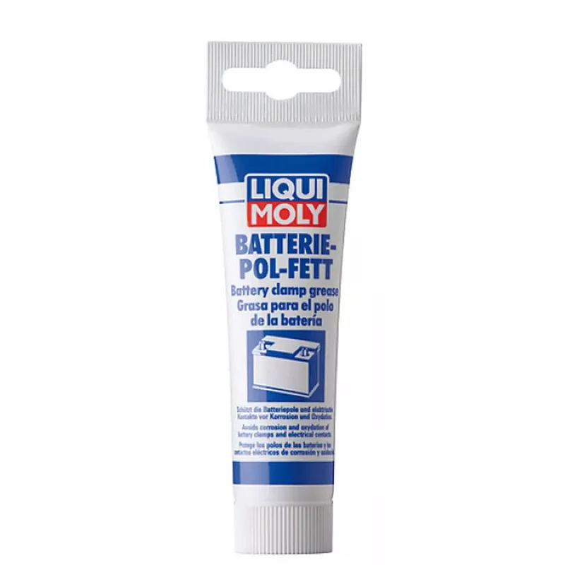 Liqui Moly Pol- und Kontaktfett, Batteriefett, rot, 50 g