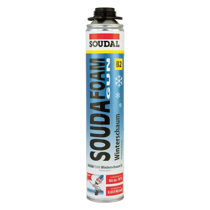 1K Pistolen-Winterschaum B2, 750 ml-Dose, champagner