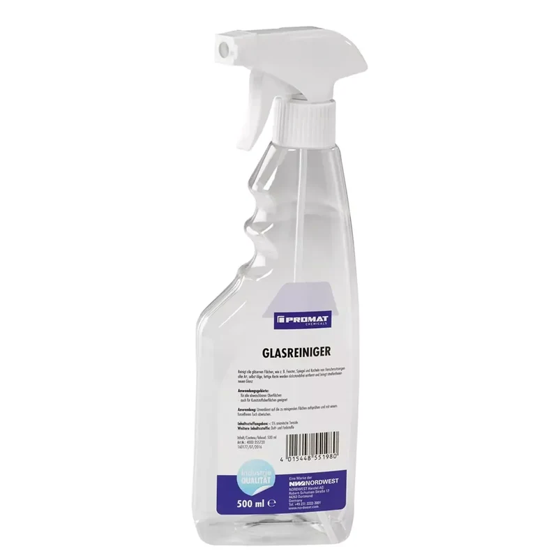 Glasreiniger, Inhalt 500 ml, Sprühflasche