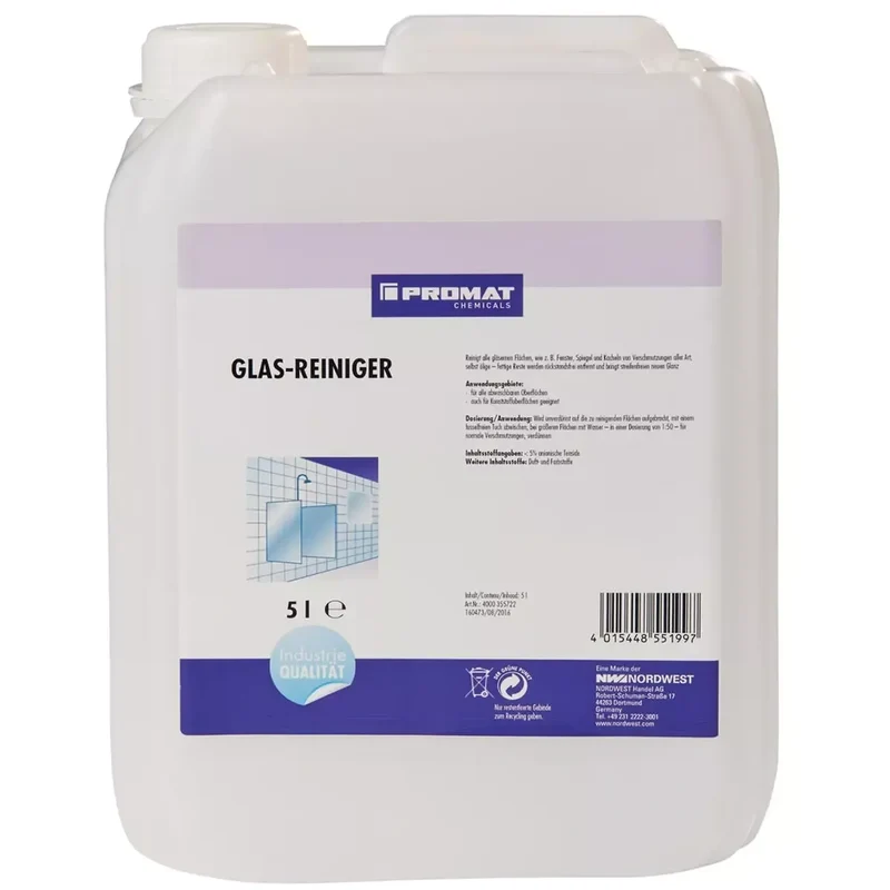 Glasreiniger, Inhalt 5 l, Kanister
