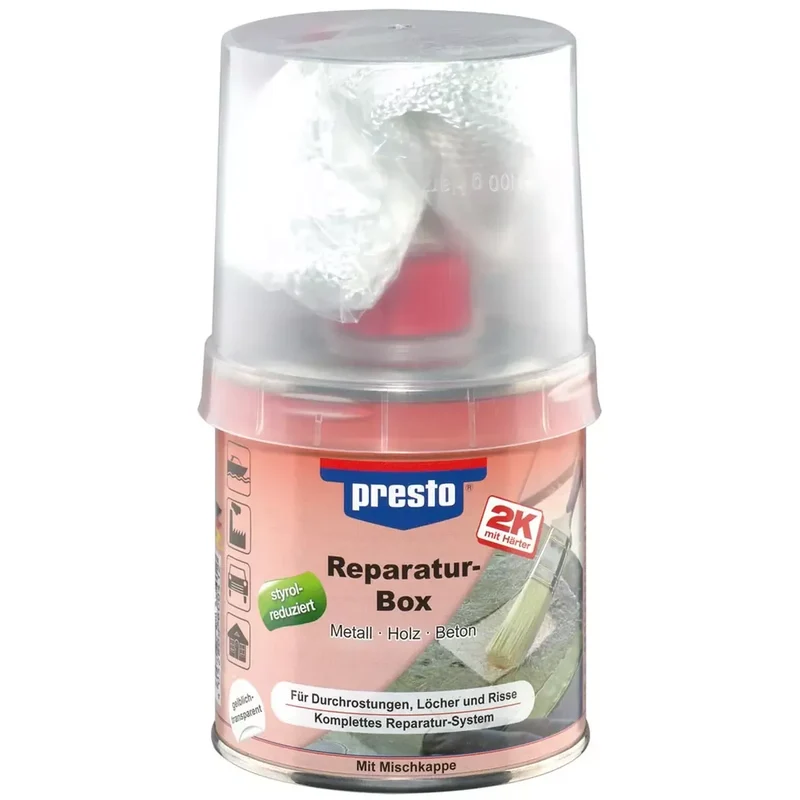 Reparaturbox 250g PES-Harz honigfarben