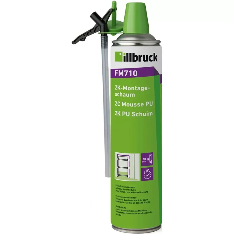 Montageschaum 2-K 400 ml mit Handschuhen Dose