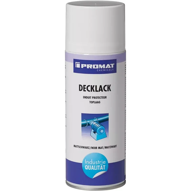Decklack, Inhalt 400 ml, mattschwarz, Spraydose