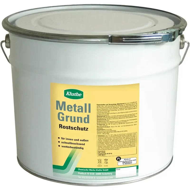 Metallgrundierung, grau, Inhalt 12,5 kg