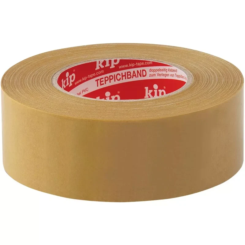 Kip 389 Messebau Teppichklebeband, doppelseitig, 50 mm x 25m