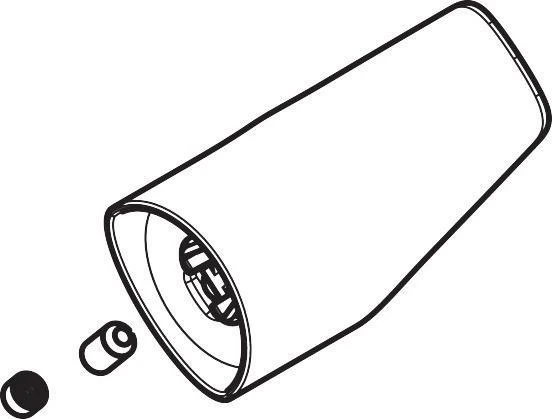 HANSGROHE Griff Talis E 150 für Waschtischmischer – mattweiß, geschraubt