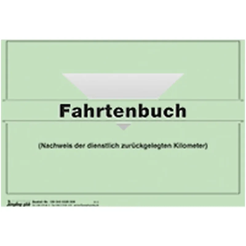 Fahrtenbuch, DIN A5 100-seitig, grün