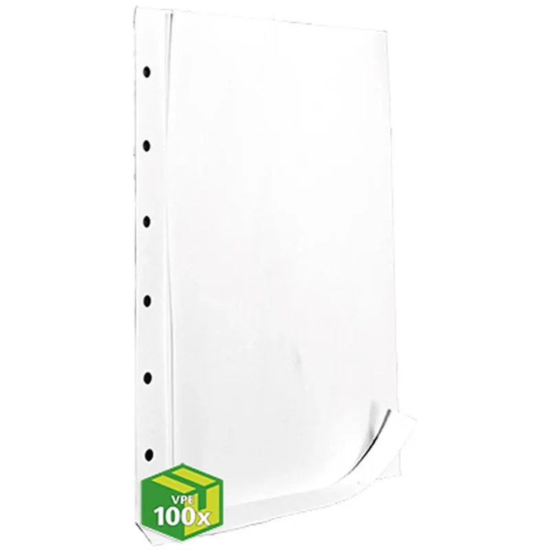 Papier DIN A4 zum Falzen auf Stammbuchformat mit 6-Ring-Lochung und Perfo – VPE 100