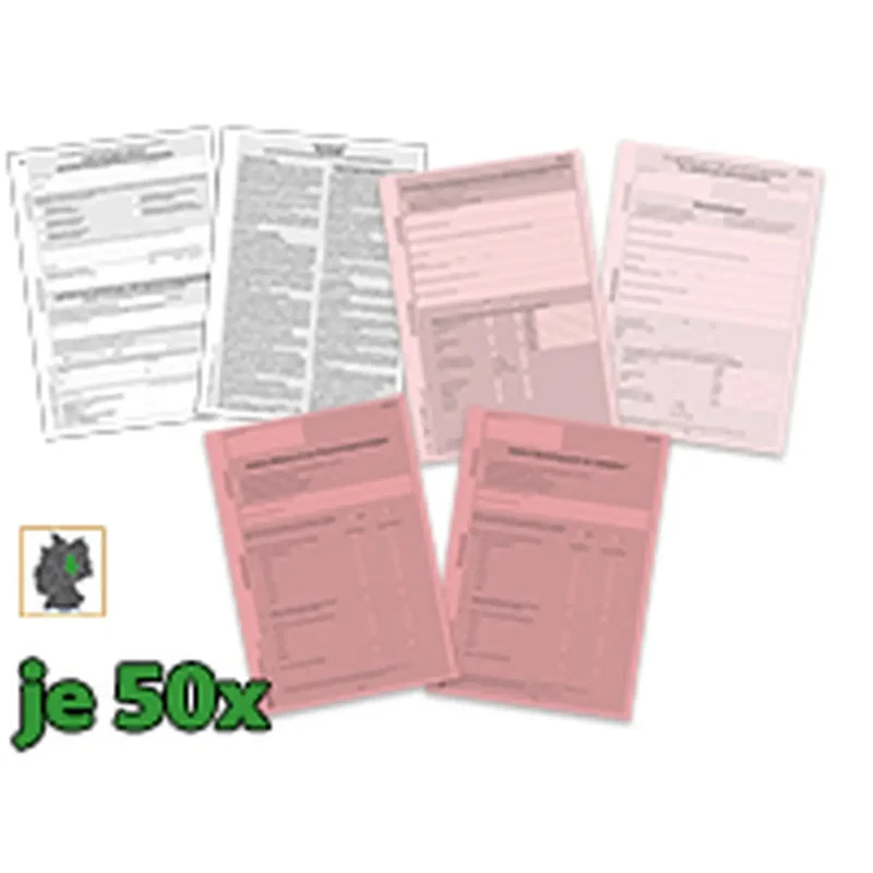 Set Nachuntersuchung / Ärztlichen Untersuchung nach JArbSchG je 50 Vordrucke, 1 Set