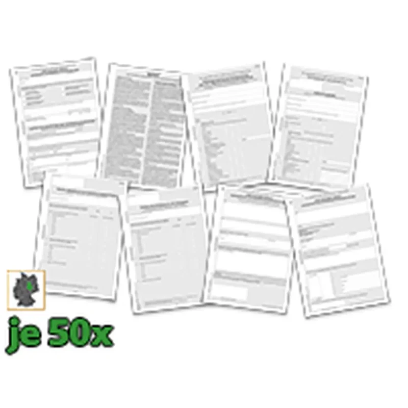 Set Erstuntersuchung / Ärztlichen Untersuchung nach JArbSchG je 50 Vordrucke, 1 Set