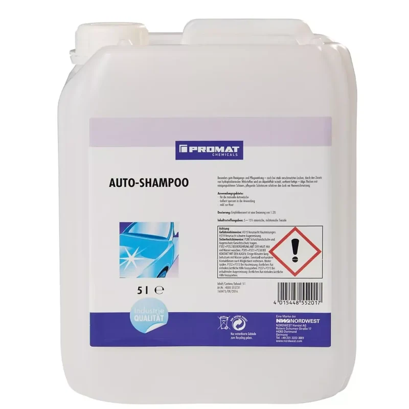 Autoshampoo 5l Flasche Dosierung 1:20
