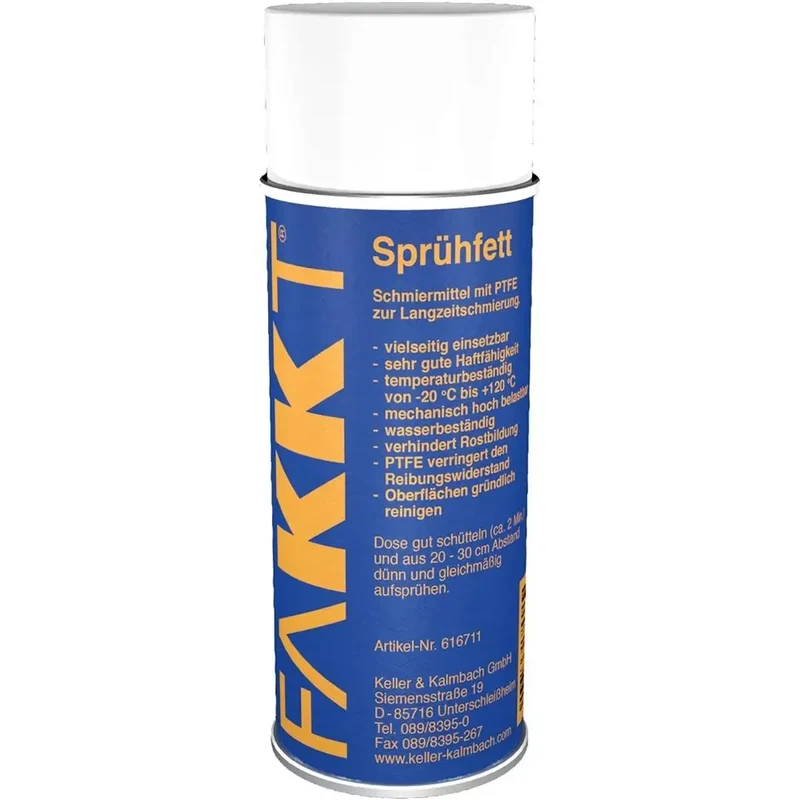 FAKKT Spruehfett weiss mit PTFE, 400 ml Spray
