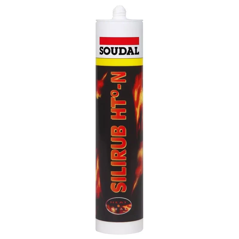 Hochtemperatur-Silikon Silirub HT 280 Grad, 300 ml-Kartusche