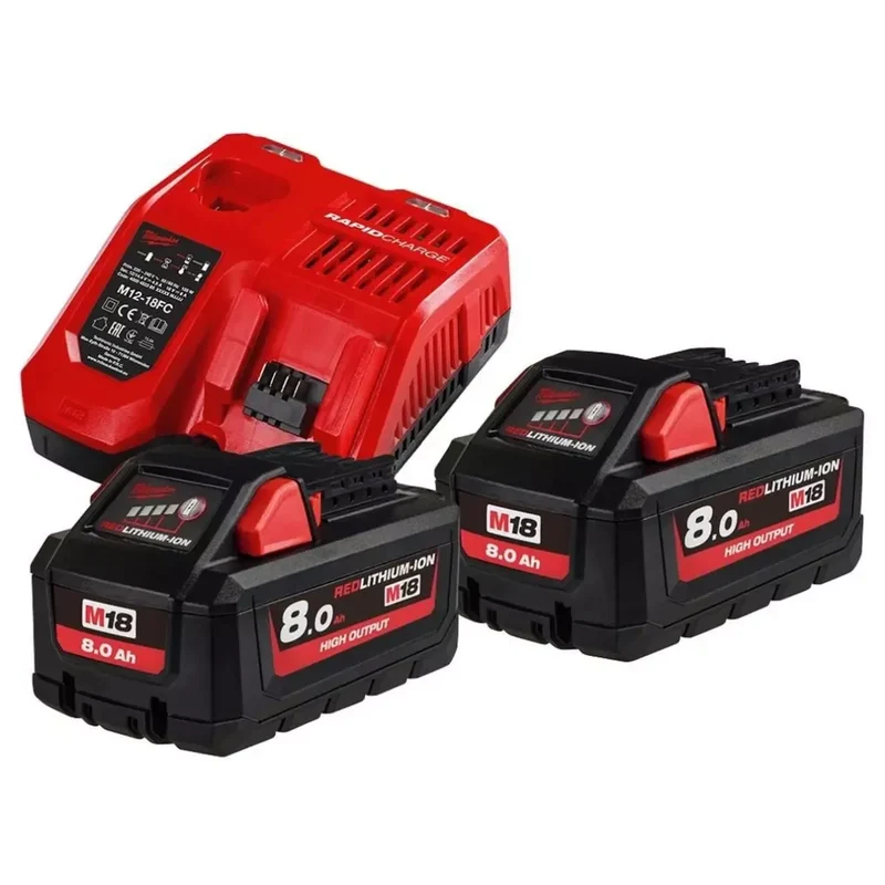 Milwaukee Akku-Starter-Set M18HNRG-802 (2x8,0 Ah