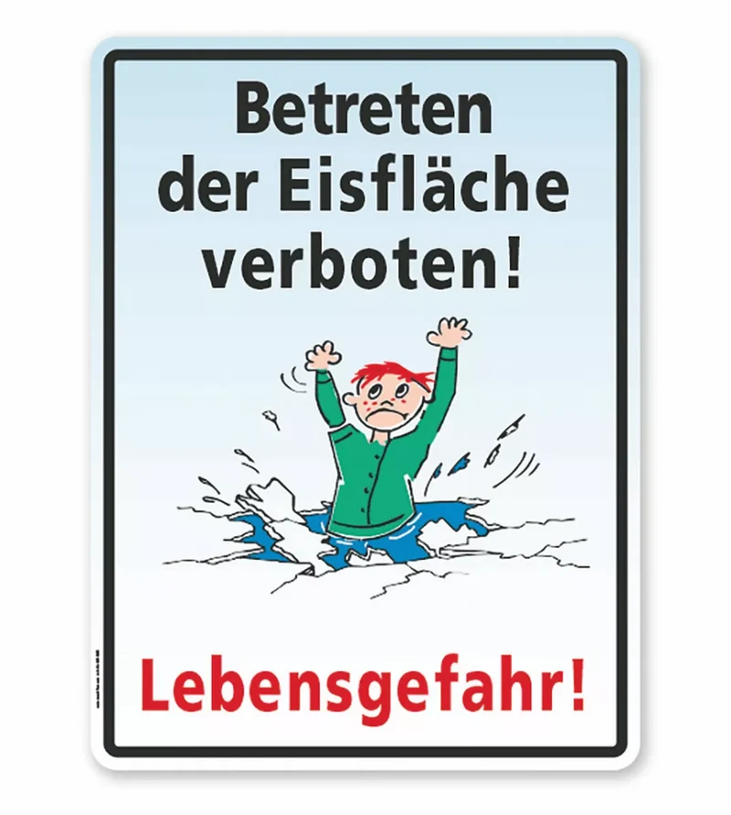 WH-E-05 - Betreten der Eisfläche verboten! Lebensgefahr, RA1