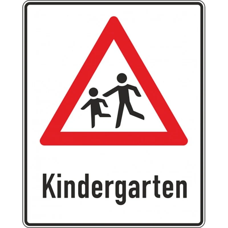 Allgemeines Hinweisschild AH 34 Kindergarten 1250x1000, RA2