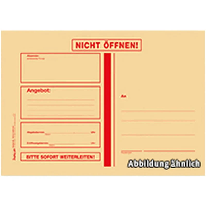 Angebotsumschlag, Faltentasche C4, m. 40mm Seitenfalte