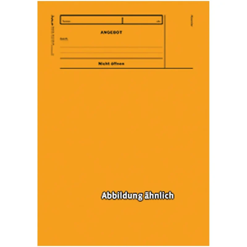 Angebotsumschlag, Kuvert B 4 (Hochformat)