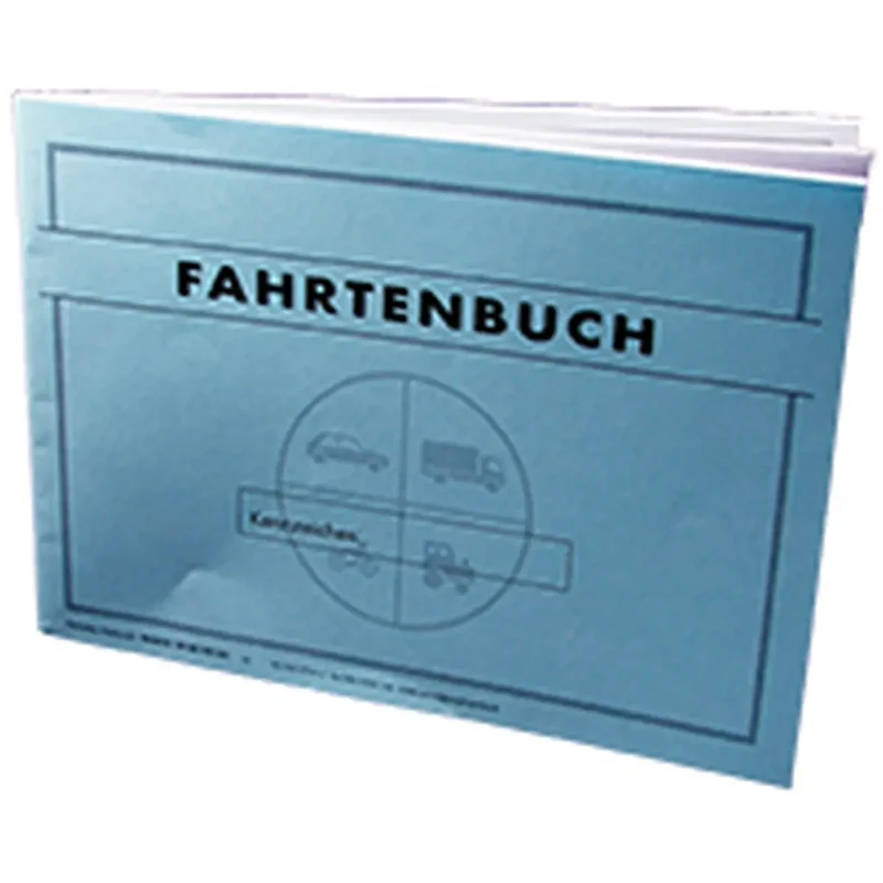 Fahrtenbuch, DIN A5 56-seitig, blau