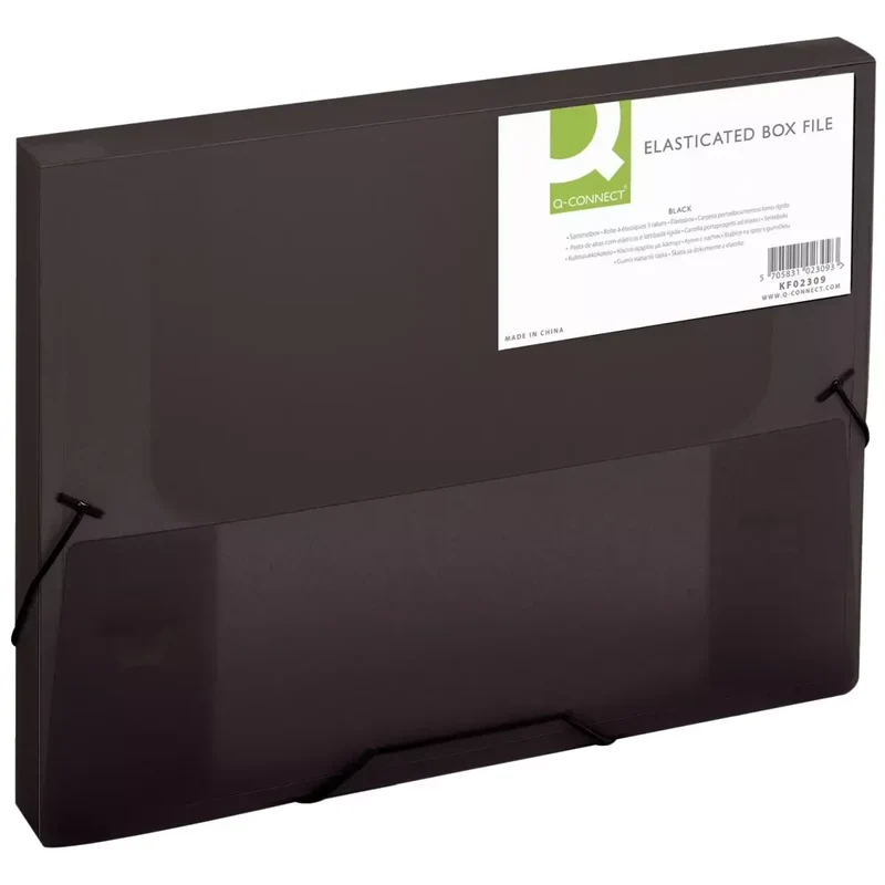 Sammelbox - A4, 250 Blatt, PP, schwarz transluzent