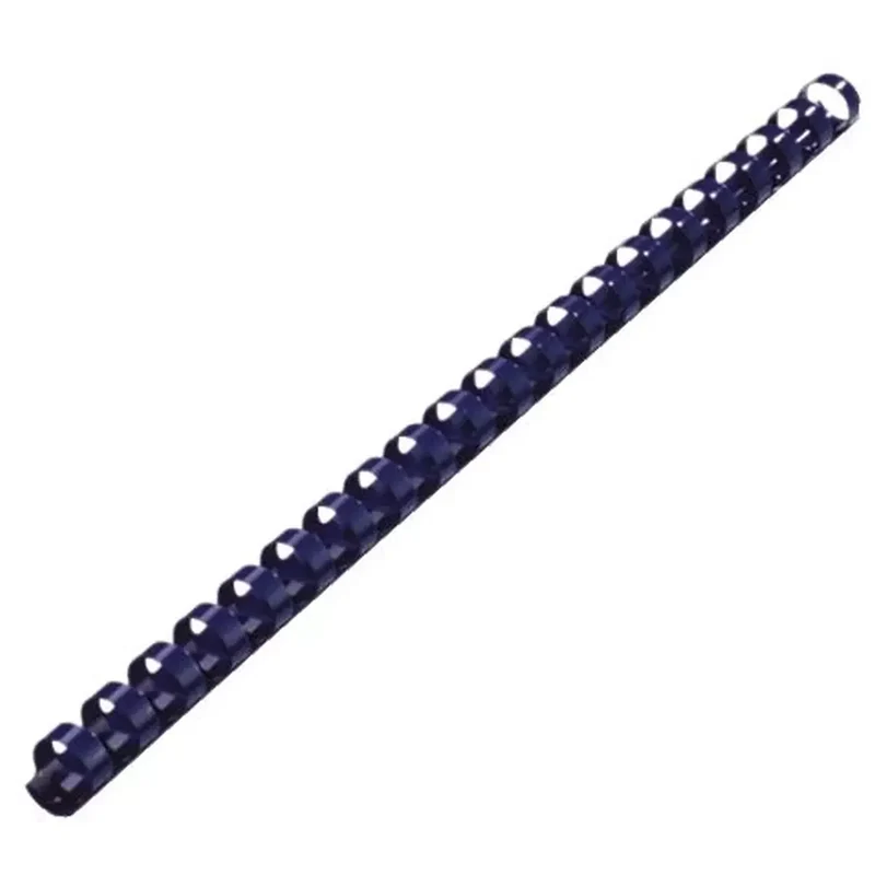 Plastik-Binderücken, 6 mm, für 25 Blatt, blau, 100 Stück