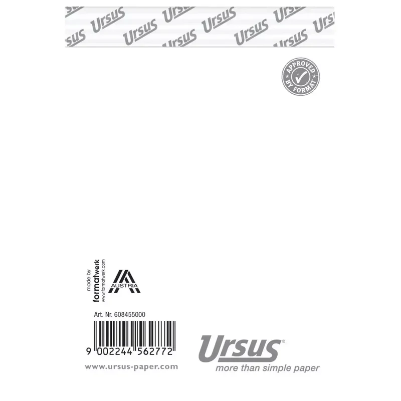 Notizblock - A7, 48 Blatt, 60 g/qm, blanko