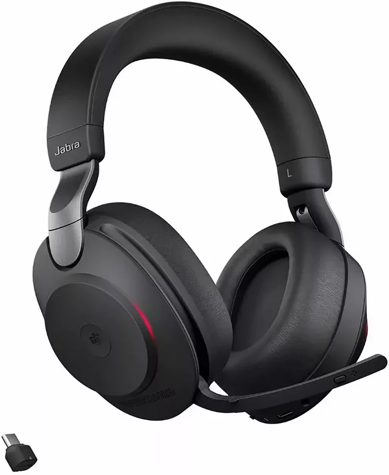 Jabra Evolve2 85 Headset, Stereo, kabellos, schwarz Bluetooth