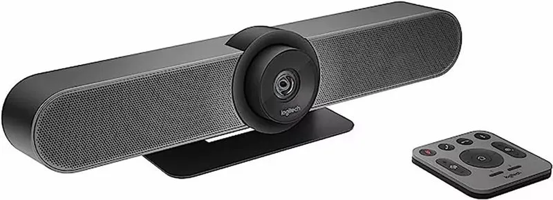 Logitech MEETUP Videokonferenz-Webcam, Ultra-HD 4K, 120° Blickfeld