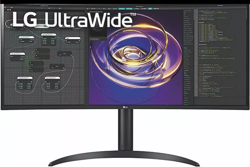 Bildschirm LG UltraWide™ WQHD (3440 x 1440) mit 1800R Krümmung und 21:9-Seitenverhältnis