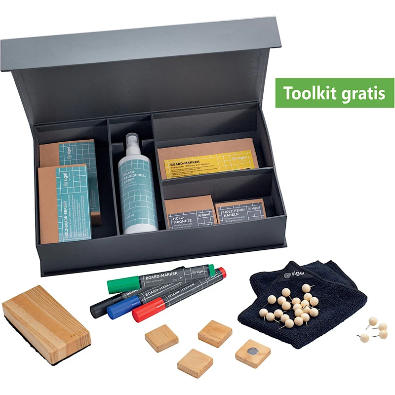 SIGEL Meet up-Bundle mit Whiteboard und Pinboard