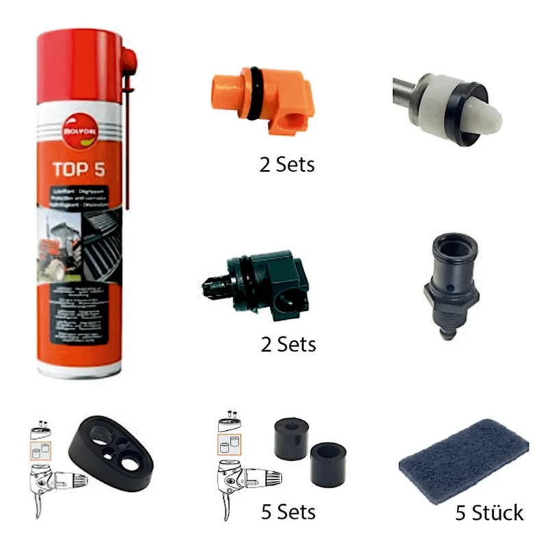 Wartungsset für Pumpe und Werkzeug (Multipack), für ibombo Fahrrad-Reparaturstation