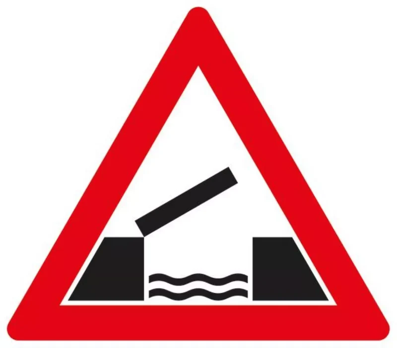 Verkehrszeichen VZ101-55 bewegliche Brücke
