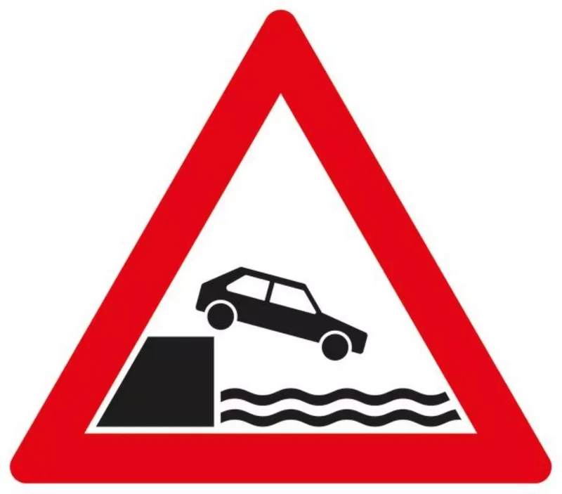 Verkehrszeichen VZ101-53 Ufer