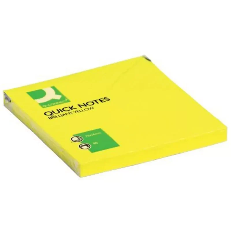 Haftnotizen Brilliant - 76 x 76 mm, gelb