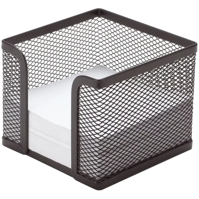 Zettelbox Metalldraht - schwarz