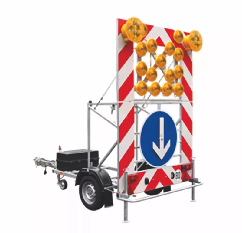 Fahrbare Absperrtafel Typ B1