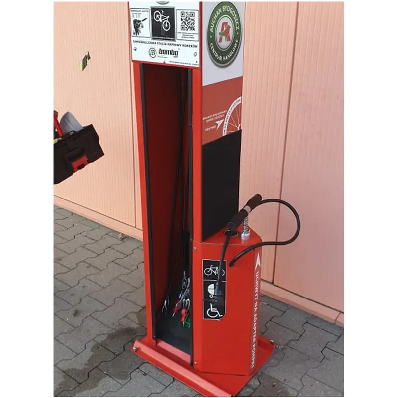 Gummischutzmatte an der Pumpenseite für Station Scandic, für ibombo Fahrrad-Reparaturstation