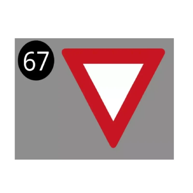 PREMARK™ Easy, VZ205, Vorfahrt gewähren, 400x400 – VPE 2 Stück