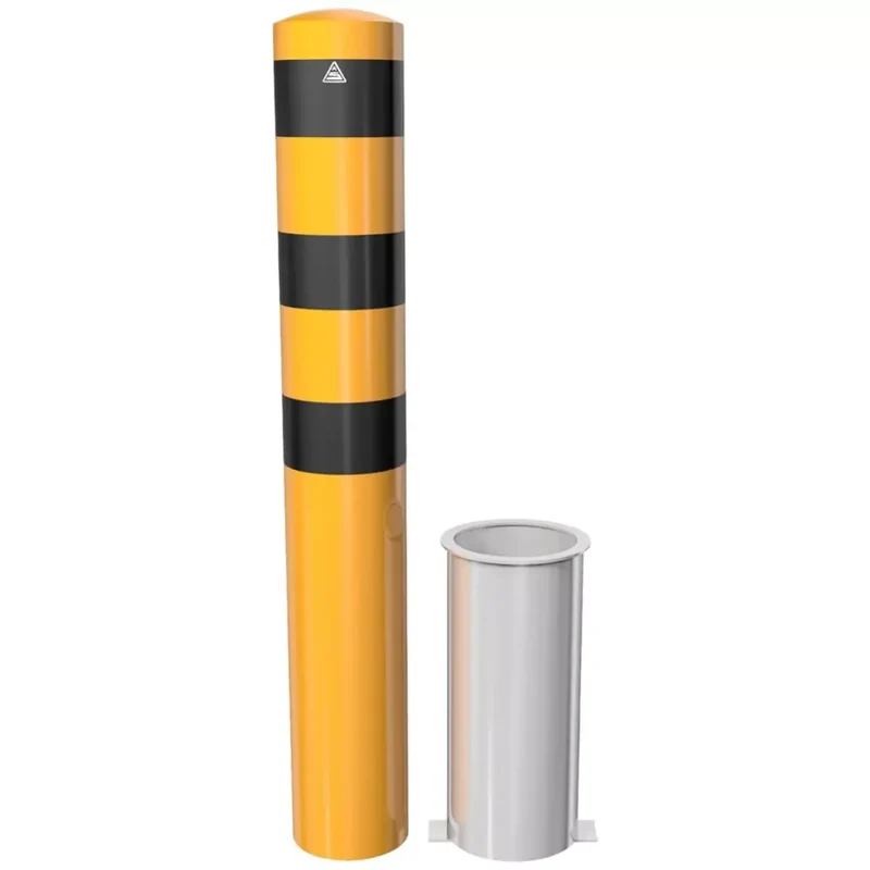 Stahlrohrpoller Ø 193x3,6 mm, herausnehmbar ohne Verschluss