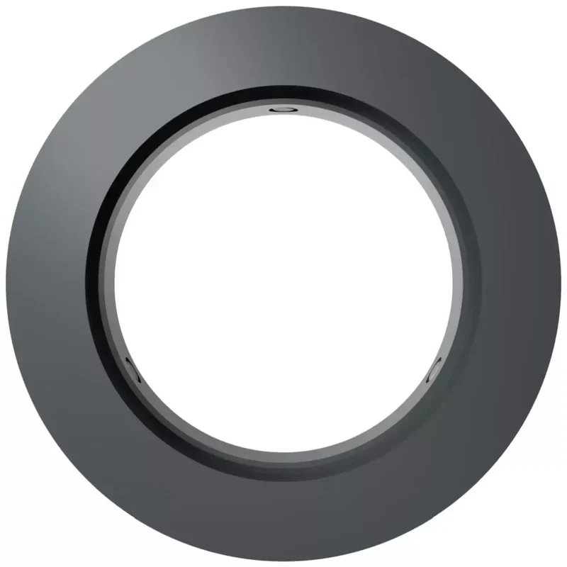 Bodenrosette für 89 mm Pfosten, beschichtet DB 703