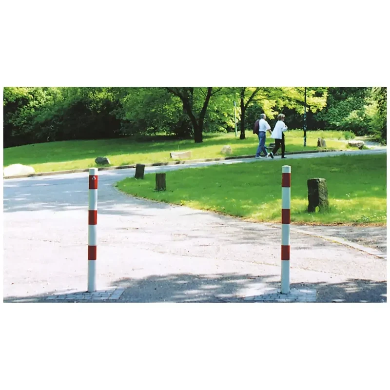 Feuerwehrleitpfosten aus Stahlrohr, Ø 60 mm
