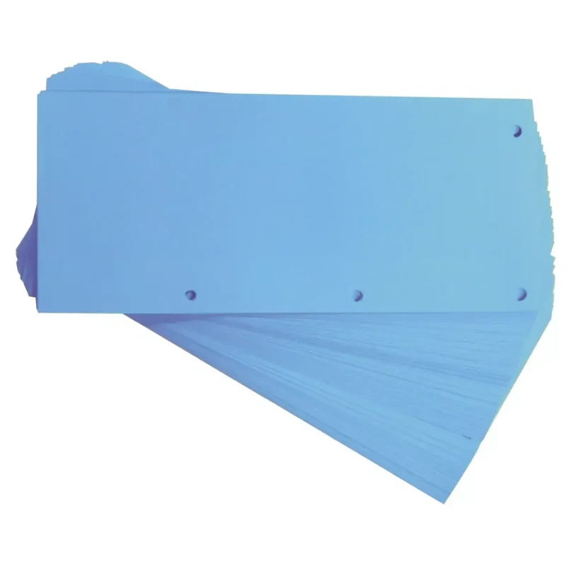 Trennstreifen Duo 160 g/qm Karton - blau, 60 Stück