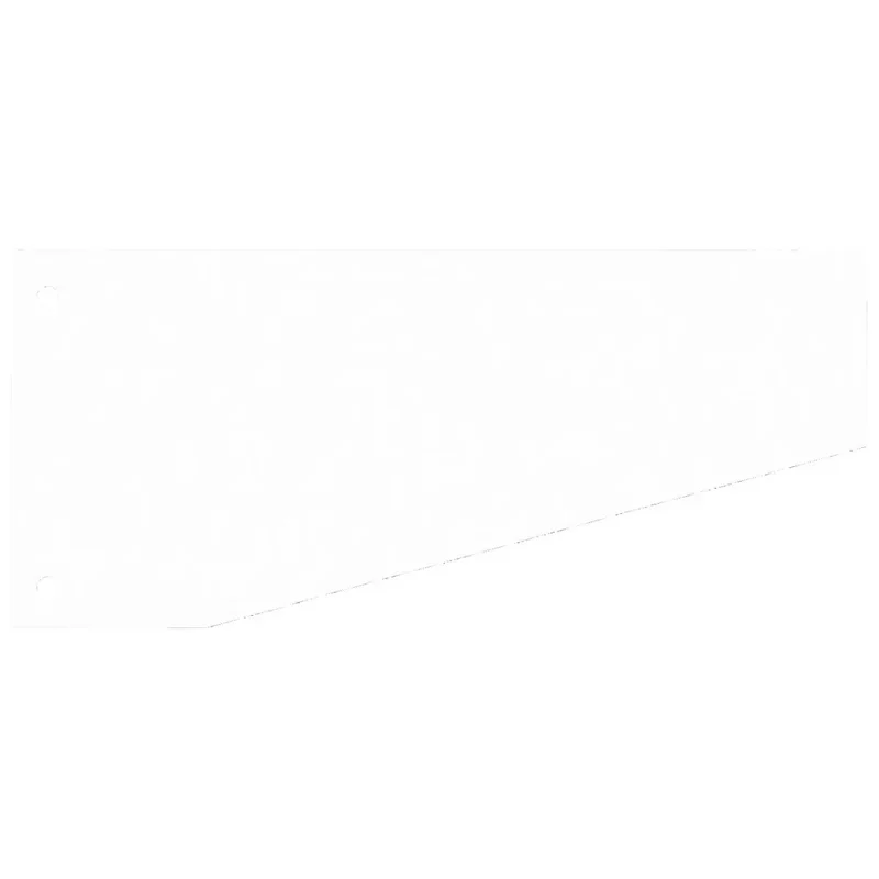 Trennstreifen Trapez - 190 g/qm Karton, weiß, 100 Stück