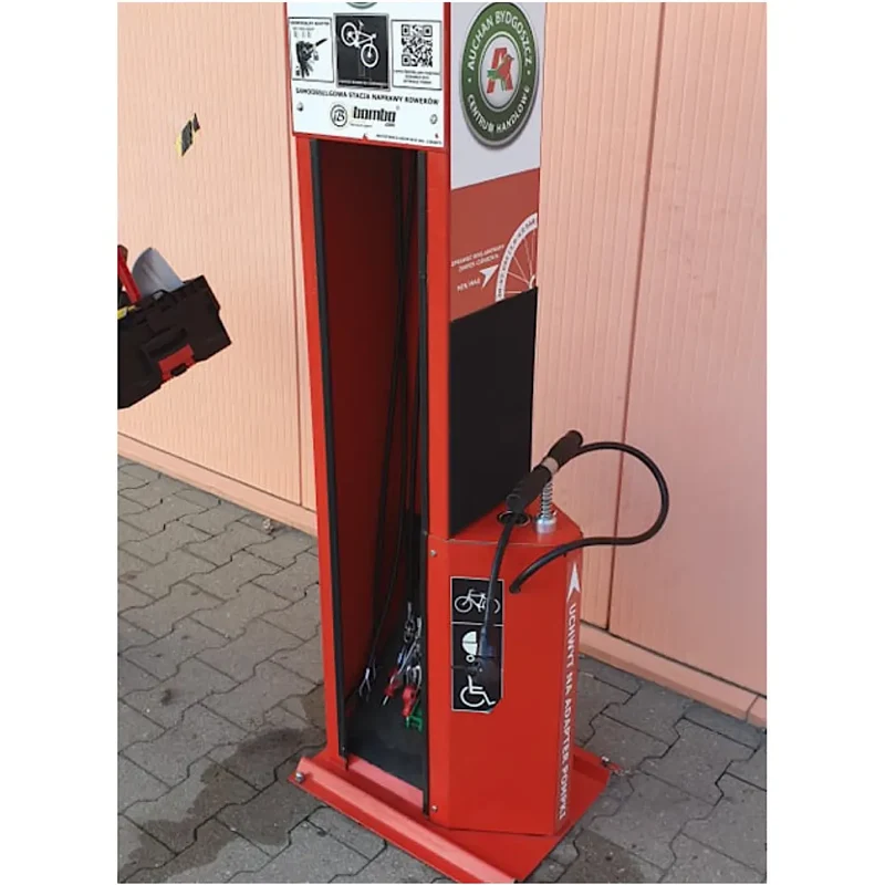 Gummischutzmatte an der Pumpenseite für Station Standard und Station mit Lademodul, für ibombo Fahrrad-Reparaturstation