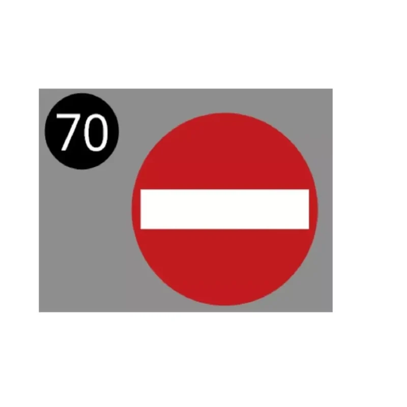 PREMARK™ Easy, VZ267, Einfahrt verboten, ø400 – VPE 2 Stück