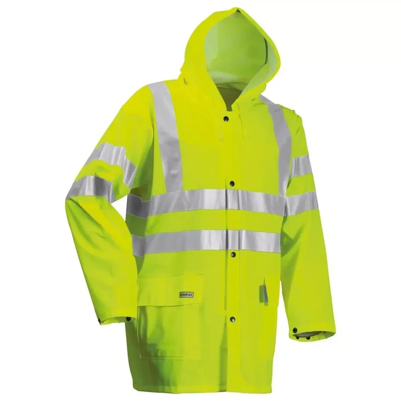 Warnschutz-Regenjacken LR55, Farbe gelb