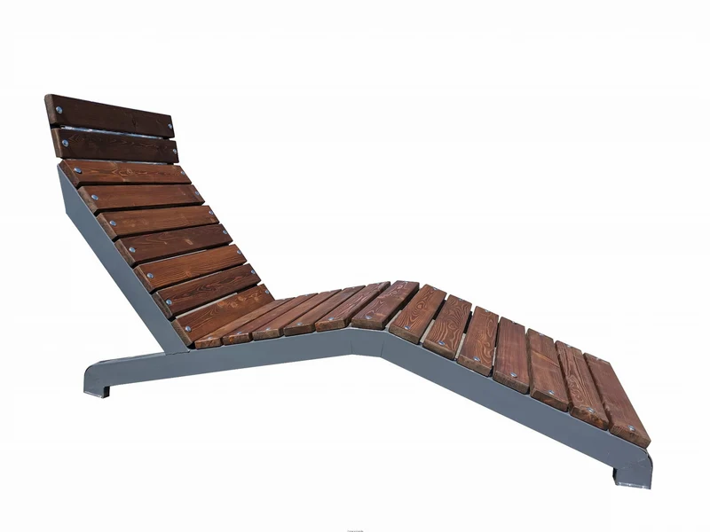 Gartenliege Rafaello aus Holz in Braun