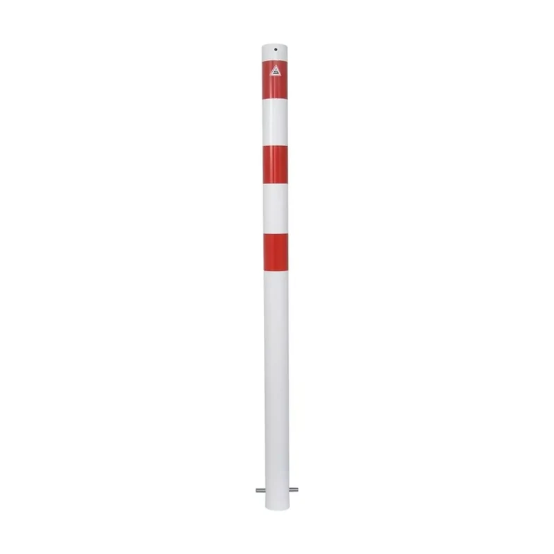 Absperrpfosten Stahlrohr Ø 76x2,6 mm ortsfest zum Einbetonieren